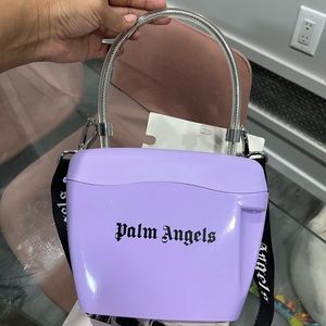 Palm Angels Lilac Padlock Bag